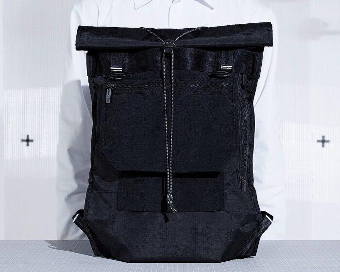 circular and recyclable FREITAG backpack is made of only one material, from fabric to straps