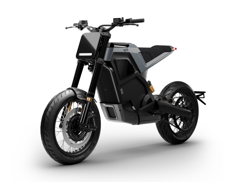 gearless electric motorcycle DAB 1α has recyclable battery & buttons ...