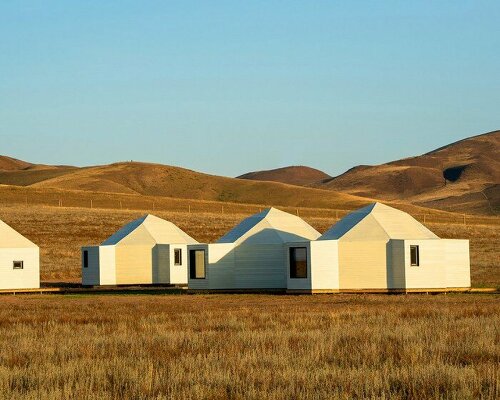 grassland community center in china adapts traditional mongolian ger for sustainable living