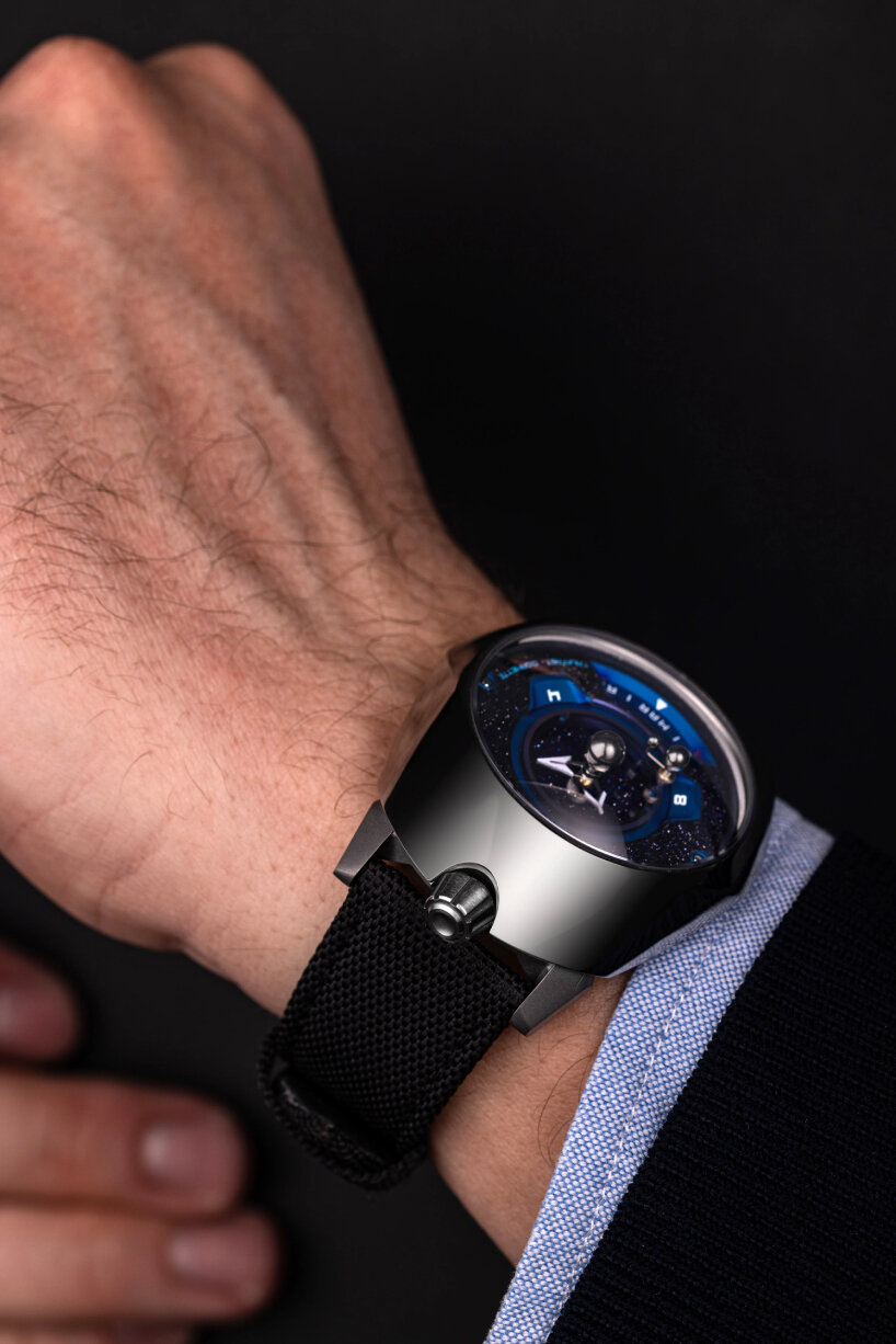 Spaceone’s Titanium Tellurium Watch Replicates The Earth And Moon’s 