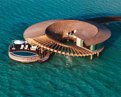 kengo kuma turns wood and clay into offshore red sea villas in saudi arabia