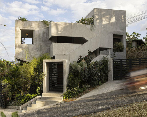 tropical brutalism: cali architects hides casa borbon in the philippines' lush landscape