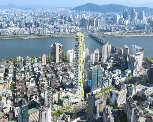 j. mayer h. unveils winning design of water-inspired 'cheongdam tower' for seoul