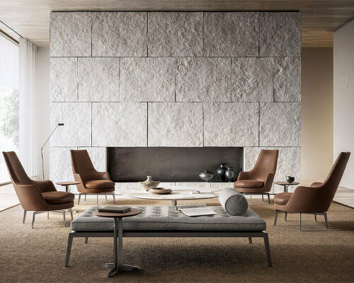 flexform imagines elegant 'somewhere' interior scenes with its furniture designs