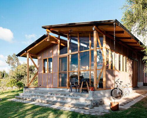 eucalyptus wood structure crafts guabo house by ese colectivo in ecuador