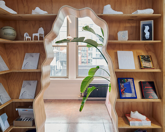 NYC office for creative law firm jayaram becomes a world of snarkitecture