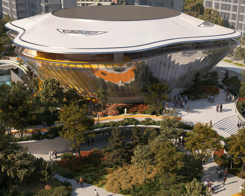MAD architects reveals design for luminous, mirrored sports center 'cloud 9'