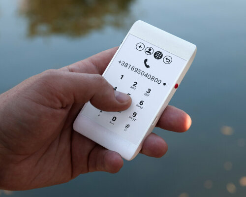 only essential apps like calls and texts run on ‘offone’, a 3D-printed phone with e-ink display