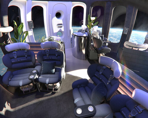 roam around space perspective’s neptune capsule and lounge design before its flight in 2025