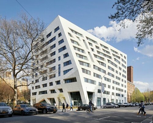 studio libeskind's contorting affordable senior housing complex opens in brooklyn