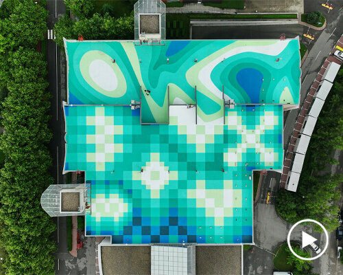 the collective foundation takes over 3,000 sqm rooftop with largest graffiti mural in bulgaria