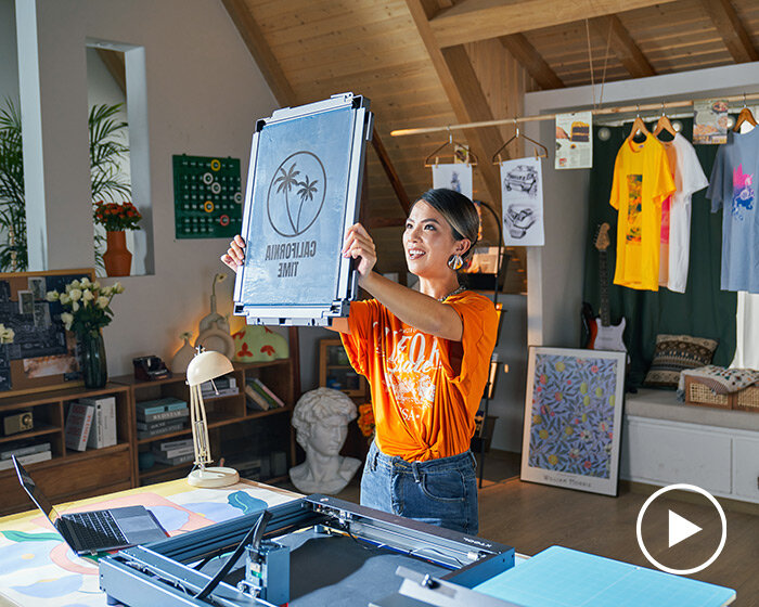 xTool masters the intricate art of screen printing with the first laser-enabled solution