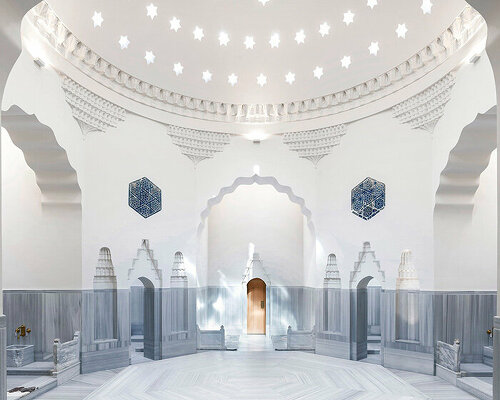 16th-century turkish bathhouse renovation brings modern design and archaeological finds