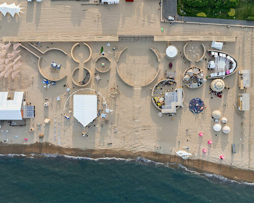 MAD's ma yansong returns to aranya theater festival with circular open-air sand city