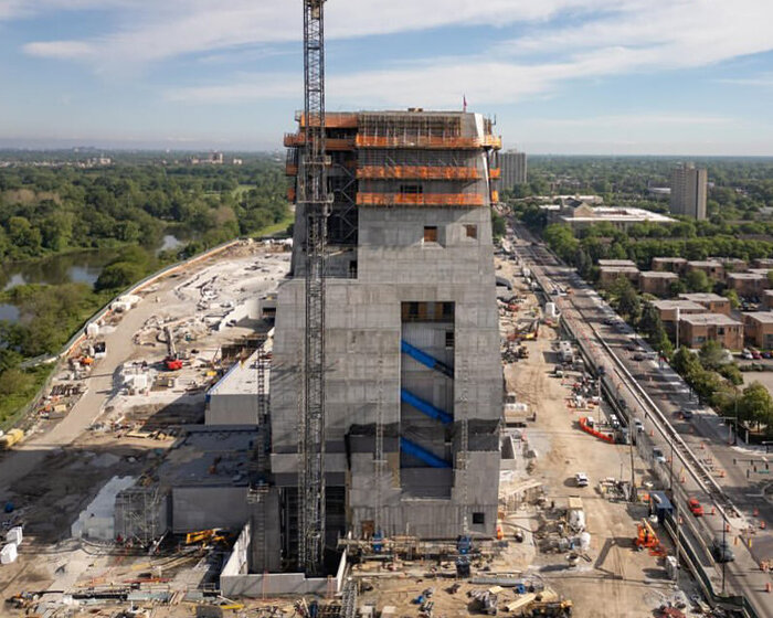 obama presidential center reaches its final height in chicago