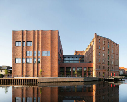 parchim cultural hub expansion revitalizes historic red brick mill from 1897 in germany