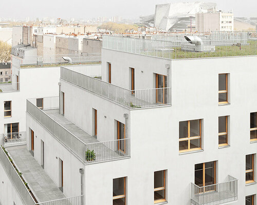 parisian residential complex by studio razavi + partners embraces sustainable densification