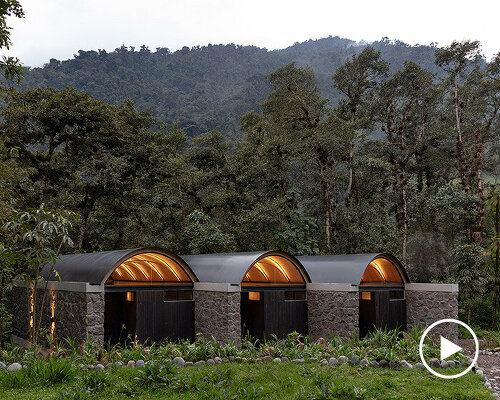 las pajareras: a vaulted stone hotel designed for birdwatching in ecuador's andes