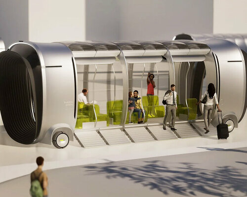 self-driving ‘bubblic’ public transport can shuttle mobile smart farms, deliveries or commuters