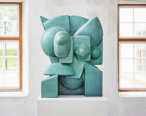 devon dejardin discusses the stone-like portraits of his solo show 'pareidolia' in stockholm