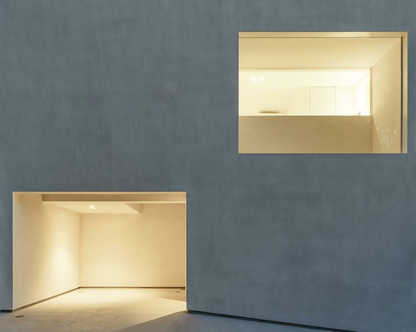 'light garden' atriums dot all-white wooden shell in japanese residence