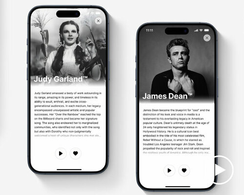 hear james dean & judy garland’s voices again as they read texts on elevenlabs’ AI reader app