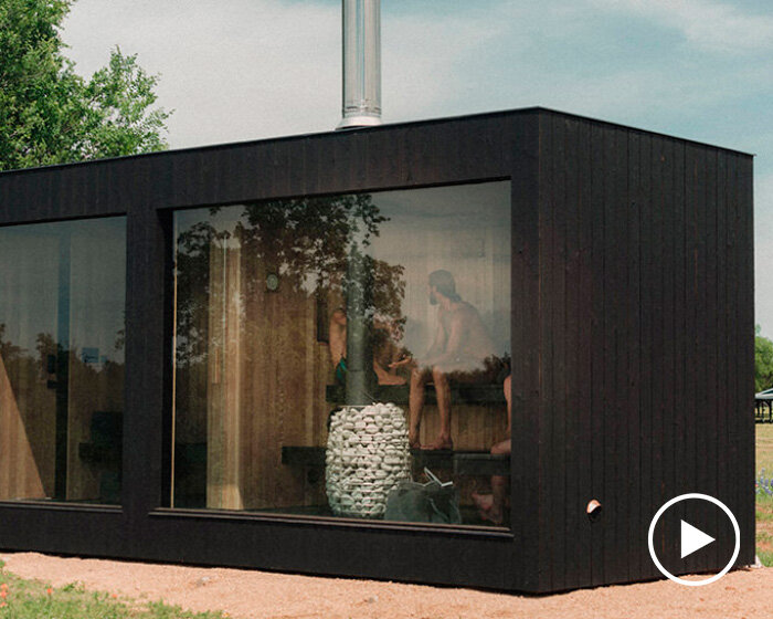 modular cabins and saunas by elmntl allow user customization and flexible installation