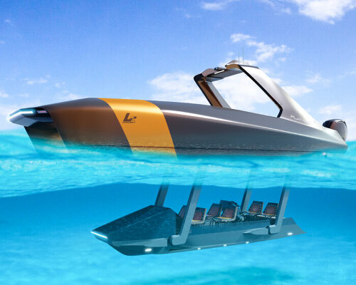 evoy and platypus’ semi-submersible boat with catamaran hulls lowers into the water surface