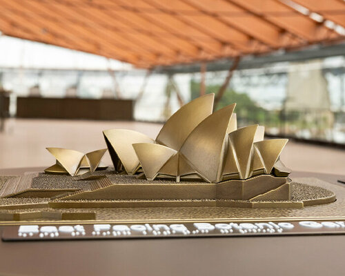 iconic sydney buildings come to life as brass-clad tactile maps by axolotl