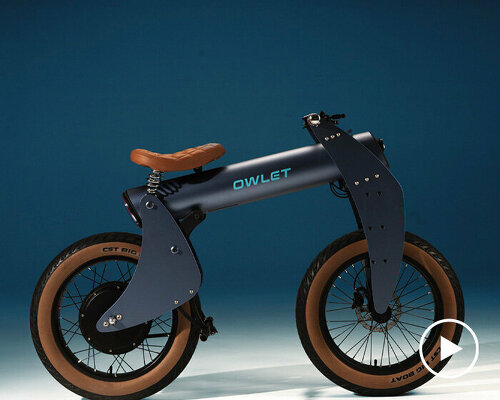 owlet's e-bike with aluminum body and customizable wheelbase ensures easy urban mobility