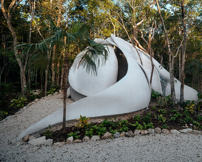 undulating garden sculptures at SFER IK basin pay homage to interspecies co-creation