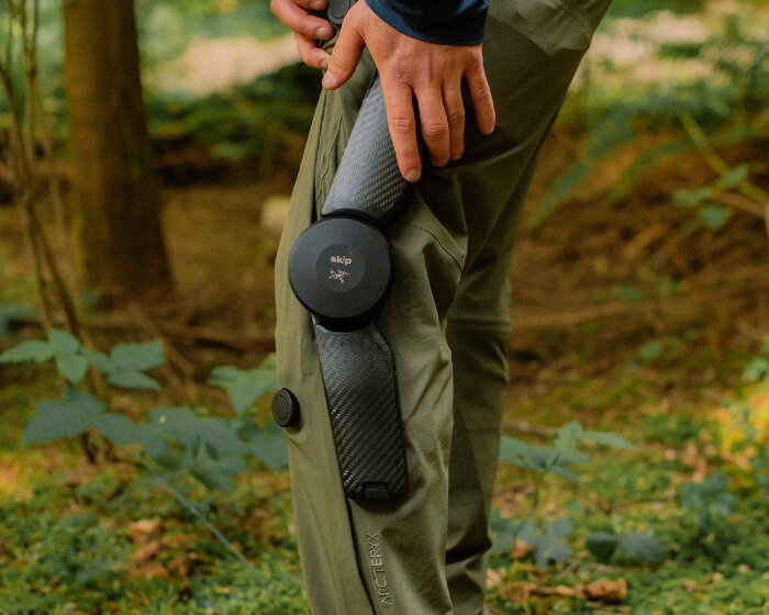 powered exoskeleton pants MO/GO by skip and arc'teryx boost hikers legs when they trek