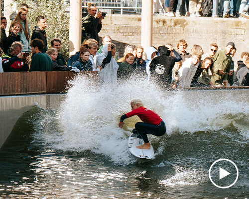 sustainable urban surf pool RiF010 brings ocean-like waves to the heart of rotterdam