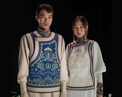 team mongolia’s uniforms for paris 2024 olympics parade draw from traditional clothing, deel