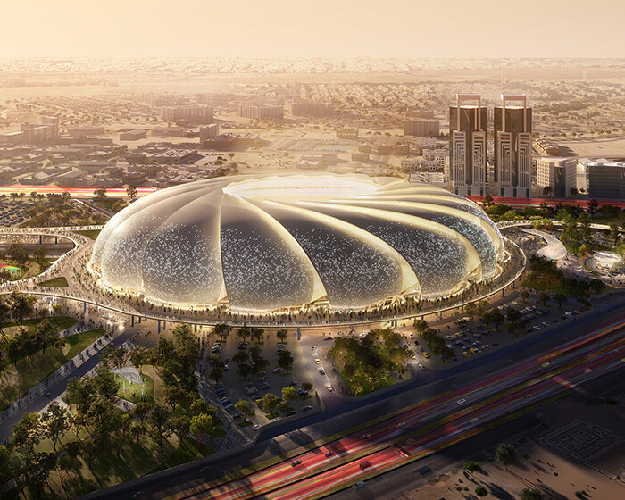 populous unveils saudi arabia's aracmo stadium, potential venue for 2034 world cup