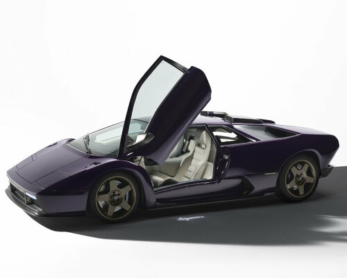 fully drivable eccentrica V12 pulls in monterey car week 2024 as modern lamborghini diablo