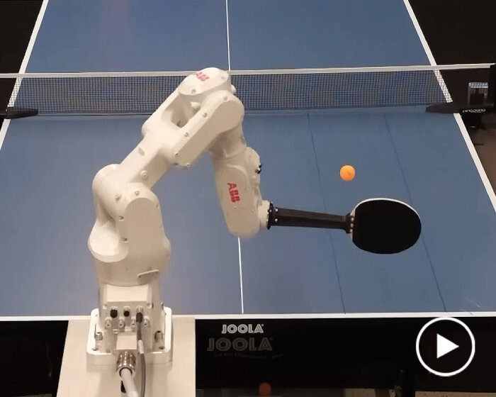 google deepmind’s robot arm can play competitive table tennis like a human and win