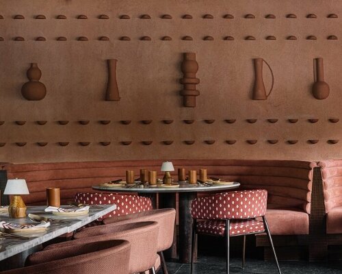 tactile earthen surfaces capture essence of jaipur at idyll restaurant in bengaluru