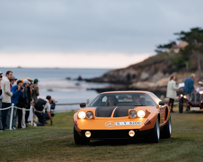 mercedes-benz showcases evolution of automotive design during monterey car week 2024