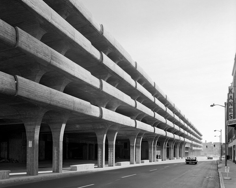 Temple Street Parking Garage, New Haven, Connecticut 1962, Photograph by Ezra Stoller, Photograph © Ezra Stoller/Esto, Yossi Milo Gallery