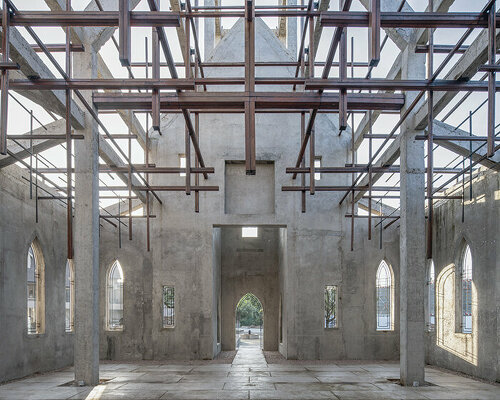 o-office architects uncovers layers of time with old church renovation in china