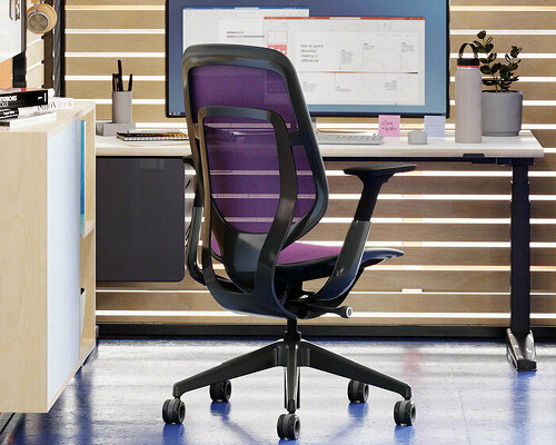 unlimited color options with steelcase’s karman chair’s customizable fabrics & finishes