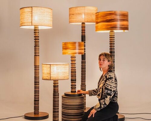 marlo lyda transforms invasive weeds and stones into lamps, tables, and candle holders