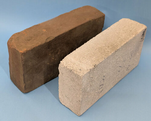 researchers recycle concrete from demolished school and carbon dioxide in air into bricks