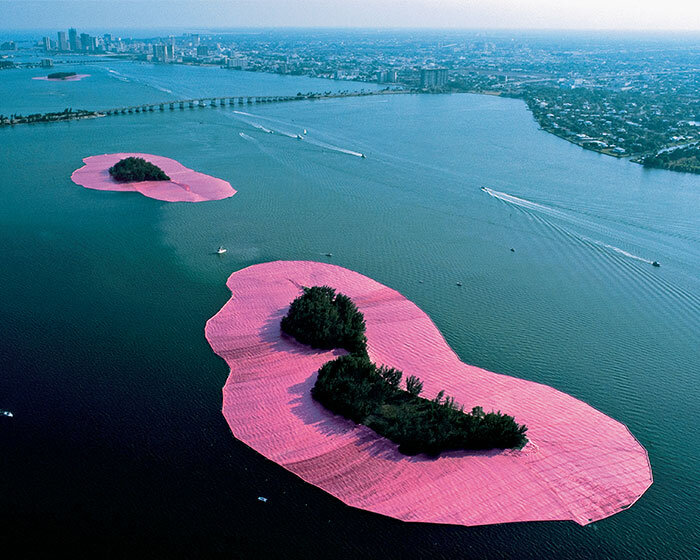 christo & jeanne-claude's iconic surrounded islands come alive in NSU museum exhibition