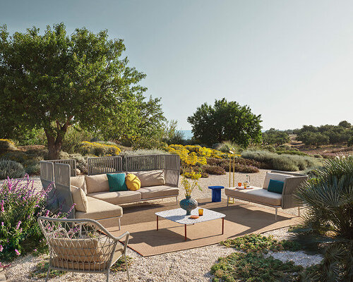 pedrali captures mediterranean flair in its contemporary outdoor furniture