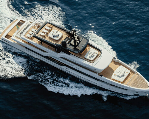 sanlorenzo brings hydrogen-run ‘50steel’ superyacht by piero lissoni to monaco yacht show