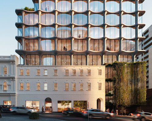 SOM to redevelop 19th-century melbourne 'coffee palace' with skeletal facade