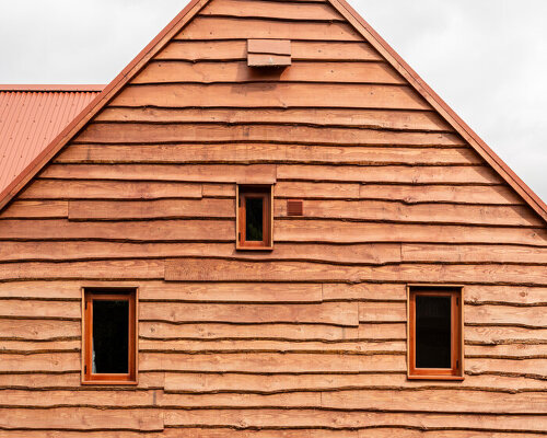 stolon studio renovates english dairy farm into eight sustainable homes, 'the parks'