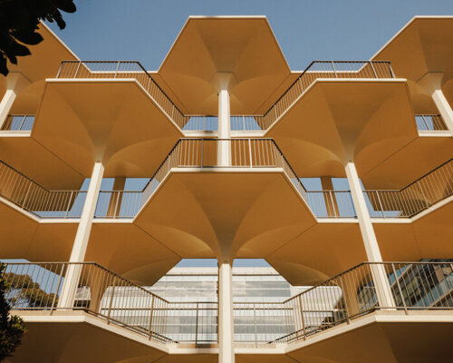 photo series captures muir college's raw concrete geometric volumes in new light